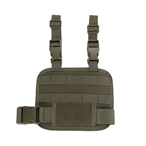 ANSNOW Taktische Drop-Leg-Molle-Plattform, Oberschenkel-Rig-Panel Für Magazintasche, Holster, Jagdzubehör/Od/L von ANSNOW