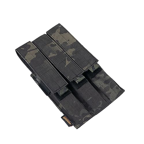 ANSNOW Taktische Offene Oberseite Mp7 Kriss Einzel-/Doppel-/Dreifach-Magazintasche/Dreifach-Multicam Schwarz von ANSNOW