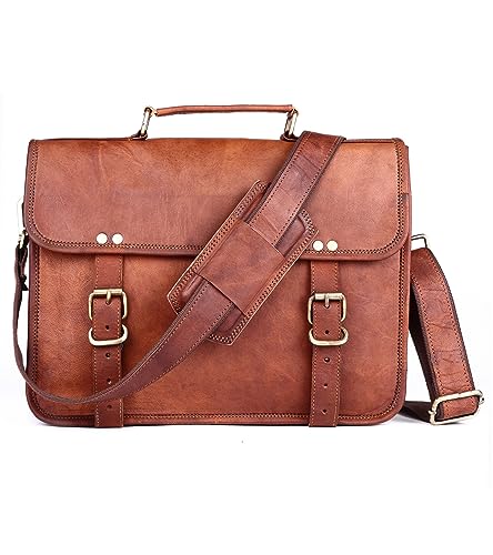 ANUENT Leder Messenger Bags für Damen und Herren Laptop 13 Zoll Aktentasche ANUENT Leder Messenger Bags für Damen und Herren Laptop 13 Zoll Aktentasche von ANUENT