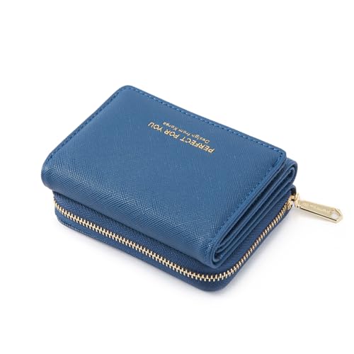ANYWN Geldbörse Damen klein, Geldbeutel Damen klein, kleines Portemonnaie Damen, Geldtasche klein Damen mit Große Kapazität, Elegante und Süße Damen Geldbeutel mit Großes Münzfach Königsblau ANYWN Geldbörse Damen klein, Geldbeutel Damen klein, kleines Portemonnaie Damen, Geldtasche klein Damen mit Große Kapazität, Elegante und Süße Damen Geldbeutel mit Großes Münzfach Königsblau von ANYWN