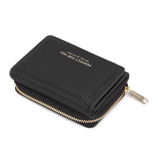 ANYWN Geldbörse Damen klein, Geldbeutel Damen klein, kleines Portemonnaie Damen, Geldtasche klein Damen mit Große Kapazität, Elegante und Süße Damen Geldbeutel mit Großes Münzfach 33-Schwarz ANYWN Geldbörse Damen klein, Geldbeutel Damen klein, kleines Portemonnaie Damen, Geldtasche klein Damen mit Große Kapazität, Elegante und Süße Damen Geldbeutel mit Großes Münzfach 33-Schwarz von ANYWN