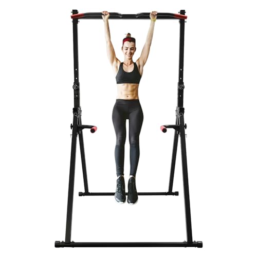 Horizontal Bar Einstellbare Höhe Home Pull Up Bar Triangle Pull Up Station Freistehende Home Gym Maximales Gewicht 200kg Höhe Fitness Horizontal Bar (Schwarz) von AOAPUMM