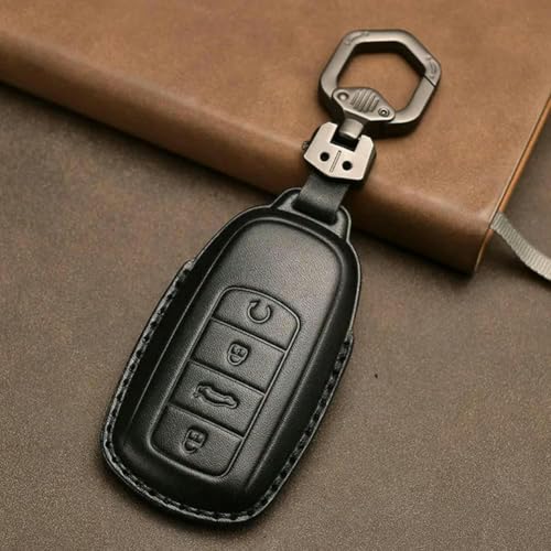 AODALYA Leder Auto Schlüssel Abdeckung Fall für Chery Tiggo 8 8pro Keychain Halter Schlüsselring Shell von AODALYA