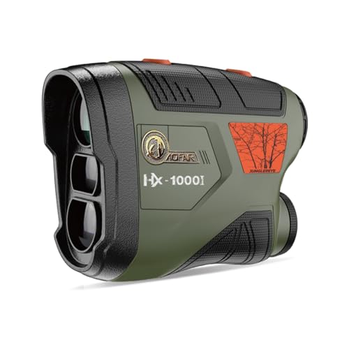 AOFAR HX-1000I Entfernungsmesser für die Jagd Bogenschießen, 1000 Yards, Winkel und horizontale Entfernung, Schießen Wild Entfernungsmesser, Scan, Speed-Modus, kostenlose Batterie, wasserdicht von AOFAR
