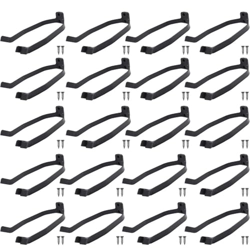 AOLUOER 20PCS hintere Kotflügel-Stützhalterung for X//i//a//o//m//i M365 M365 /Pro Elektroroller, stoßfeste Kotflügel-Unterstützungsschutzteile(Black) von AOLUOER