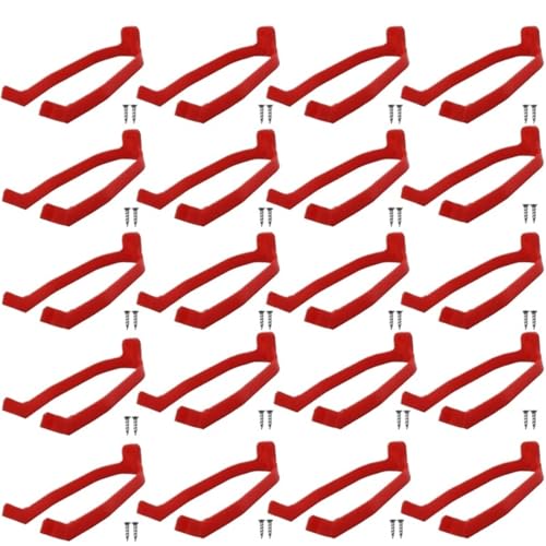 AOLUOER 20PCS hintere Kotflügel-Stützhalterung for X//i//a//o//m//i M365 M365 /Pro Elektroroller, stoßfeste Kotflügel-Unterstützungsschutzteile(Red) von AOLUOER