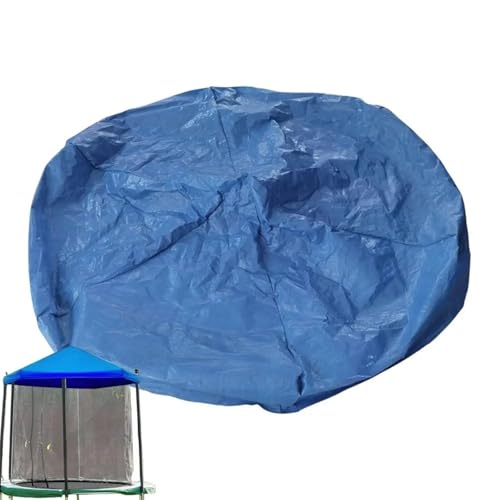 AOLUOER UV-beständi Trampolin-Abdeckung Faltbare Sonnenschutz-Abdeckung Platzsparende Blaue Schutzabdeckung Trampolin-Abdeckung(16 feet) von AOLUOER