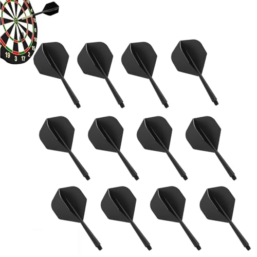 AONAYO 12 StüCk K Flex Flights,Mit Dartschaft Dart Flight,Kunststoff Dart ZubehöR,Stabil Dart Flights Mit Schaft,2ba Universal Flights Darts,Integriert Flight,DartflüGel-Kombination AONAYO 12 StüCk K Flex Flights,Mit Dartschaft Dart Flight,Kunststoff Dart ZubehöR,Stabil Dart Flights Mit Schaft,2ba Universal Flights Darts,Integriert Flight,DartflüGel-Kombination von AONAYO