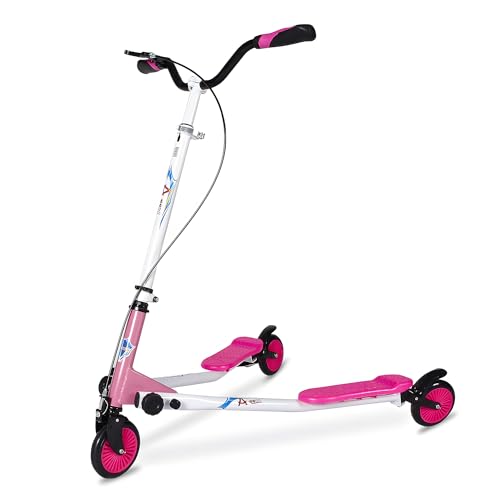 AOODIL Roller Kinder Scooter, Swing Scooter, Wiggle Scooter für Kinder, Scissors Scooter, einstellbare Höhe, 3 Räder Faltbarer Kinderroller, Sporter Scooter Kinderroller für Jungen/Mädchen/Erwachsene AOODIL Roller Kinder Scooter, Swing Scooter, Wiggle Scooter für Kinder, Scissors Scooter, einstellbare Höhe, 3 Räder Faltbarer Kinderroller, Sporter Scooter Kinderroller für Jungen/Mädchen/Erwachsene von AOODIL