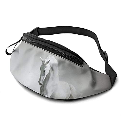 Pferd süße Tiere Bauchtaschen für Damen Herren Hüfttasche mit verstellbarem Riemen Laufgürtel Bauchtasche Hüfttaschen für Reisen und Laufen von AOOEDM