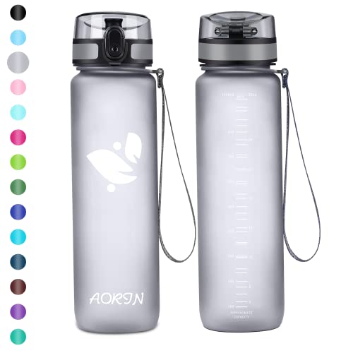 AORIN Trinkflasche - 750ml - Wasserflasche BPA-Frei & Tritan Auslaufsicher Sportflasche, Erwachsene,Trinkflasche Kinder, Fitness,Laufen,Yoga,Fahrrad,Outdoor von AORIN