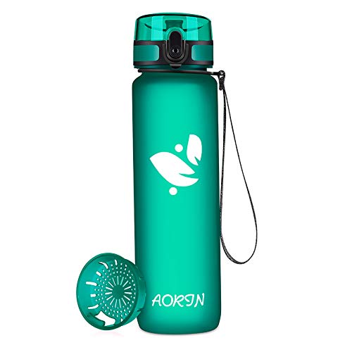 AORIN Trinkflasche - 1000ml - Wasserflasche BPA-Frei & Tritan Auslaufsicher Sportflasche, Erwachsene,Trinkflasche Kinder, Fitness,Laufen,Yoga,Fahrrad,Outdoor AORIN Trinkflasche - 1000ml - Wasserflasche BPA-Frei & Tritan Auslaufsicher Sportflasche, Erwachsene,Trinkflasche Kinder, Fitness,Laufen,Yoga,Fahrrad,Outdoor von AORIN