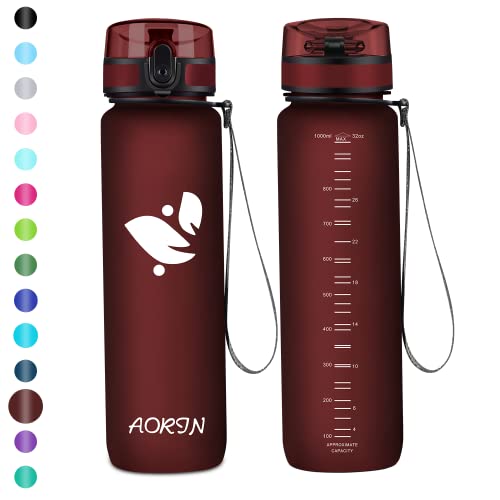 AORIN Trinkflasche - 750ml - Wasserflasche BPA-Frei & Tritan Auslaufsicher Sportflasche, Erwachsene,Trinkflasche Kinder, Fitness,Laufen,Yoga,Fahrrad,Outdoor von AORIN