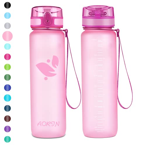 AORIN Trinkflasche - 750ml - Wasserflasche BPA-Frei & Tritan Auslaufsicher Sportflasche, Erwachsene,Trinkflasche Kinder, Fitness,Laufen,Yoga,Fahrrad,Outdoor von AORIN