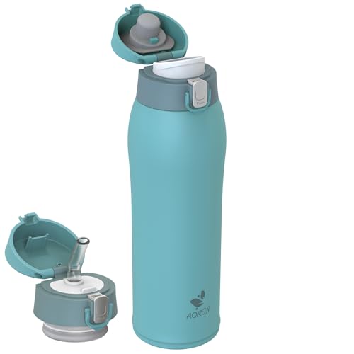 AORIN Trinkflasche Edelstahl 18/8, 750ml, Auslaufsicher Thermoskanne Isolierflasche Doppelwandig, BPA-Frei Sportflasche, Trinkflaschen für Sport, Schule, Outdoor AORIN Trinkflasche Edelstahl 18/8, 750ml, Auslaufsicher Thermoskanne Isolierflasche Doppelwandig, BPA-Frei Sportflasche, Trinkflaschen für Sport, Schule, Outdoor von AORIN