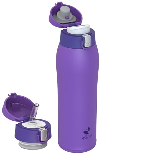 AORIN Trinkflasche Edelstahl 18/8, 750ml, Auslaufsicher Thermoskanne Isolierflasche Doppelwandig, BPA-Frei Sportflasche, Trinkflaschen für Sport, Schule, Outdoor AORIN Trinkflasche Edelstahl 18/8, 750ml, Auslaufsicher Thermoskanne Isolierflasche Doppelwandig, BPA-Frei Sportflasche, Trinkflaschen für Sport, Schule, Outdoor von AORIN