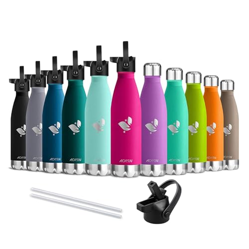 AORIN Vakuum-Isolierte Trinkflasche - Wasserflasche BPA-Frei,24 H Kühlen & 12 H Warmhalten,Ideale Thermosflasche für Kinder, Schule, Sport, Outdoor, Fahrrad, Fitness AORIN Vakuum-Isolierte Trinkflasche - Wasserflasche BPA-Frei,24 H Kühlen & 12 H Warmhalten,Ideale Thermosflasche für Kinder, Schule, Sport, Outdoor, Fahrrad, Fitness von AORIN