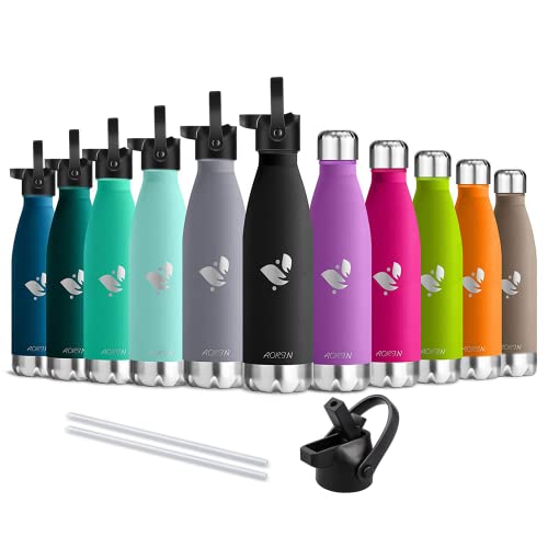 AORIN Vakuum-Isolierte Trinkflasche - 500ml - Wasserflasche BPA-Frei,24 H Kühlen & 12 H Warmhalten, Ideale Thermosflasche für Kinder, Schule, Sport, Outdoor, Fahrrad, Fitness AORIN Vakuum-Isolierte Trinkflasche - 500ml - Wasserflasche BPA-Frei,24 H Kühlen & 12 H Warmhalten, Ideale Thermosflasche für Kinder, Schule, Sport, Outdoor, Fahrrad, Fitness von AORIN