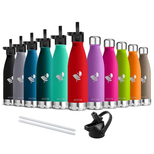 AORIN Vakuum-Isolierte Trinkflasche - Wasserflasche BPA-Frei,24 H Kühlen & 12 H Warmhalten,Ideale Thermosflasche für Kinder, Schule, Sport, Outdoor, Fahrrad, Fitness AORIN Vakuum-Isolierte Trinkflasche - Wasserflasche BPA-Frei,24 H Kühlen & 12 H Warmhalten,Ideale Thermosflasche für Kinder, Schule, Sport, Outdoor, Fahrrad, Fitness von AORIN