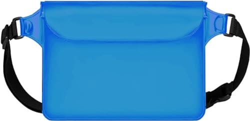Wasserdichte Tasche mit großem Fassungsvermögen und verstellbarem Bund - der beste Begleiter für Strandbesucher und Wassersportbegeisterte, blau, Schwarz, Ins von AORNTAE