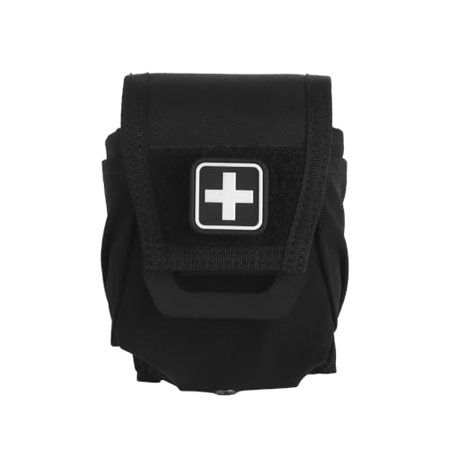 AOTUMUT Molle Medizinische Tasche zum schnellen Herausziehen, für taktische Entlüftungsgerät, Erste-Hilfe-Tasche, Gürtel, medizinische Scherenhalter, leere IFAK-Tasche, von AOTUMUT