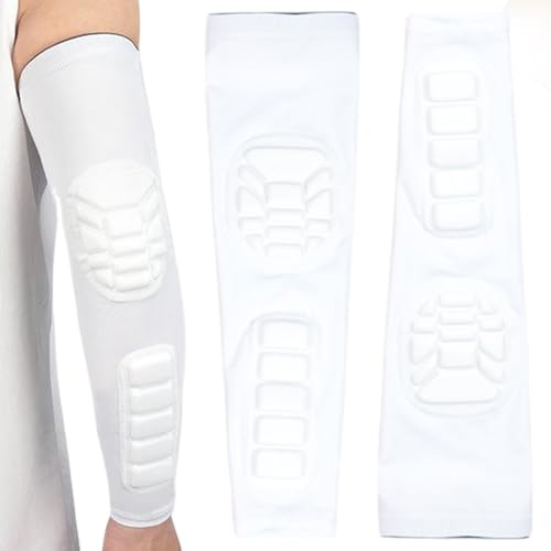 AOpghY 2pcs Ellbogenpads, Anti-Kollision-Anti-Schlupf-Volleyball-Ellbogenpads für Erwachsene Jugendliche, atmungsaktive gepolsterte Ellbogenhülle Outdoor-Unterhaltungsausrüstung von AOpghY