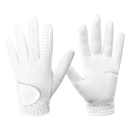 AOpghY Golfhandschuh Männer 1Pair Anti-Rutsch-Kee-Resistenten Golfhandschuh komfortable und atmungsaktive Golfhandschuhe Verstellbare Outdoor-Schutzsporthandschuhe, kleine Golfausrüstung von AOpghY