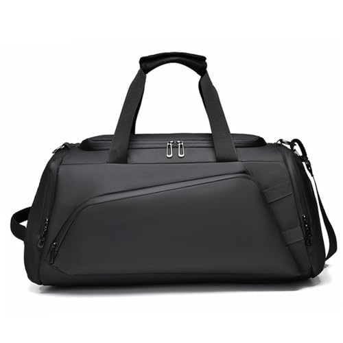 Duffle Bag Multi -Taschen -Nass- und Trockensequenz -Fitness -Tasche mit Schuhfach Reisetasche mit Tasche und gepolstertem Riemen Reißverschlüsse Hochleistungs -Tragetasche auf Bag Duffle Tasche von AOpghY