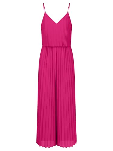 APART Fashion Damen Plissee-Overall, 2-in-1-Look, Overall mit weitem Bein, rückenfreies Outfit mit V-Ausschnitt, ärmelloses Kleid, geflochtene Spaghettiträger mit Perle, Kleidung für Hochzeitsgäste APART Fashion Damen Plissee-Overall, 2-in-1-Look, Overall mit weitem Bein, rückenfreies Outfit mit V-Ausschnitt, ärmelloses Kleid, geflochtene Spaghettiträger mit Perle, Kleidung für Hochzeitsgäste von APART Fashion