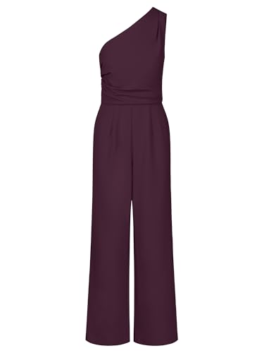 APART Fashion Damen One-Shoulder-Overall, eleganter Overall mit weitem Bein, stilvolles Abendoutfit, formelle Partykleidung, ärmelloser Hosenanzug mit Taschen, Sommer langer Playsuit APART Fashion Damen One-Shoulder-Overall, eleganter Overall mit weitem Bein, stilvolles Abendoutfit, formelle Partykleidung, ärmelloser Hosenanzug mit Taschen, Sommer langer Playsuit von APART Fashion