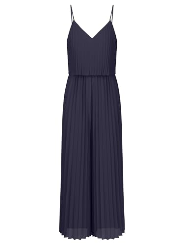 APART Fashion Damen Plissee-Overall, 2-in-1-Look, Overall mit weitem Bein, rückenfreies Outfit mit V-Ausschnitt, ärmelloses Kleid, geflochtene Spaghettiträger mit Perle, Kleidung für Hochzeitsgäste APART Fashion Damen Plissee-Overall, 2-in-1-Look, Overall mit weitem Bein, rückenfreies Outfit mit V-Ausschnitt, ärmelloses Kleid, geflochtene Spaghettiträger mit Perle, Kleidung für Hochzeitsgäste von APART Fashion