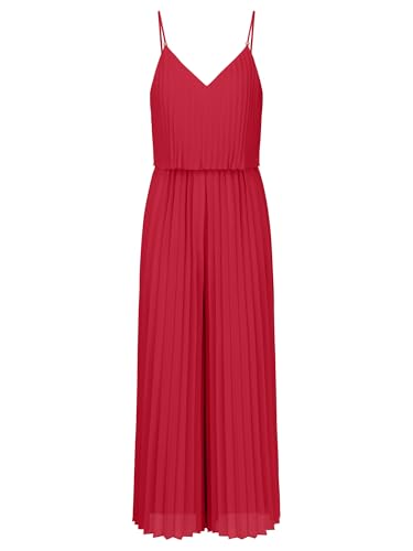 APART Fashion Damen Plissee-Overall, 2-in-1-Look, Overall mit weitem Bein, rückenfreies Outfit mit V-Ausschnitt, ärmelloses Kleid, geflochtene Spaghettiträger mit Perle, Kleidung für Hochzeitsgäste APART Fashion Damen Plissee-Overall, 2-in-1-Look, Overall mit weitem Bein, rückenfreies Outfit mit V-Ausschnitt, ärmelloses Kleid, geflochtene Spaghettiträger mit Perle, Kleidung für Hochzeitsgäste von APART Fashion