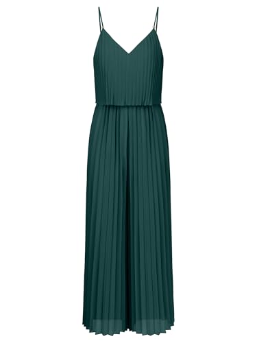 APART Fashion Damen Plissee-Overall, 2-in-1-Look, Overall mit weitem Bein, rückenfreies Outfit mit V-Ausschnitt, ärmelloses Kleid, geflochtene Spaghettiträger mit Perle, Kleidung für Hochzeitsgäste APART Fashion Damen Plissee-Overall, 2-in-1-Look, Overall mit weitem Bein, rückenfreies Outfit mit V-Ausschnitt, ärmelloses Kleid, geflochtene Spaghettiträger mit Perle, Kleidung für Hochzeitsgäste von APART Fashion