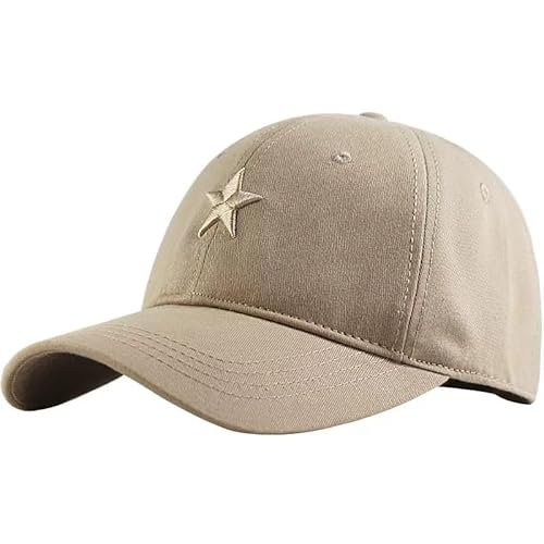 APAYAN Cap Baumwolle Großer Kopf Mann Große Größe Baseball Hüte Männliche Outdoors Plus Größe Sport Caps Dad Oversize Trucker Cap-Khaki-56-60 cm von APAYAN