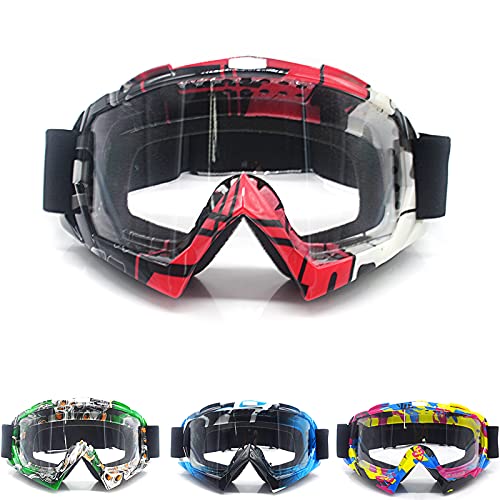 APEBAZY Motocross Brille Motorradbrille Off Road Racing Crossbrille Anti Fog UV Schutzbrille Sportbrille Skibrillen Radbrille für ATV Dirt Bike APEBAZY Motocross Brille Motorradbrille Off Road Racing Crossbrille Anti Fog UV Schutzbrille Sportbrille Skibrillen Radbrille für ATV Dirt Bike von APEBAZY