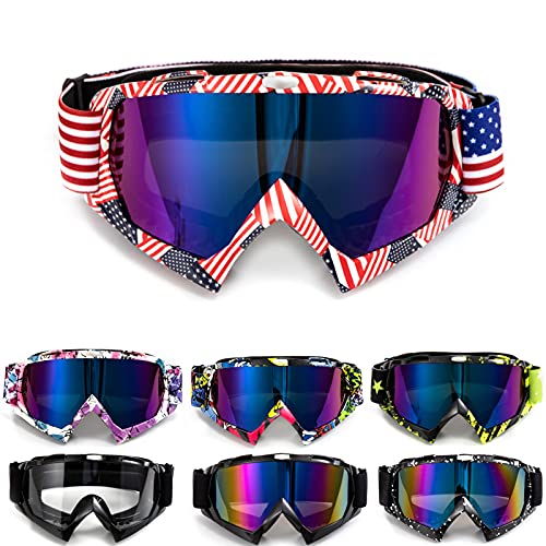 APEBAZY Motorradbrille Motocross Brille Dirt Bike Crossbrille ATV Off Road Racing MX-Fahrbrille Reitbrille Winddicht Anti Fog UV Skibrille APEBAZY Motorradbrille Motocross Brille Dirt Bike Crossbrille ATV Off Road Racing MX-Fahrbrille Reitbrille Winddicht Anti Fog UV Skibrille von APEBAZY