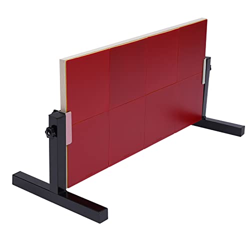 Tischtennis Rebound Board Tischtennis Returnbrett Pro Return RüCksprungbrett Returnboard TrainingsgeräT Ping Pong Rebounder mit 8 roten Gummis fPing-Pong Rücksprungbrett Tischtennisplatte von APETX