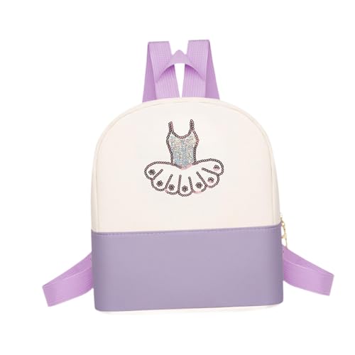 APLVFFZH Ballett-Tanz-Rucksack für Mädchen, Ballerina-Tasche für Tanzsport, LILA von APLVFFZH