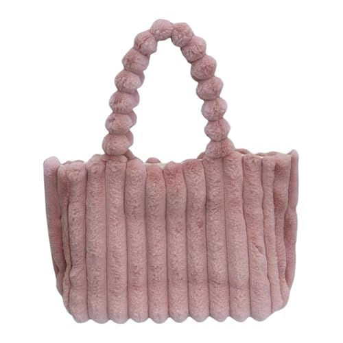 APLVFFZH Damen Plüsch Tragetasche, Süße Umhängetaschen Kunstfell, Flauschige Tasche, Flauschige Beuteltasche, Women Plush Tote Bag, lässige Plüsch-Umhängetasche für Frühling Herbst und Winter, Rosa APLVFFZH Damen Plüsch Tragetasche, Süße Umhängetaschen Kunstfell, Flauschige Tasche, Flauschige Beuteltasche, Women Plush Tote Bag, lässige Plüsch-Umhängetasche für Frühling Herbst und Winter, Rosa von APLVFFZH