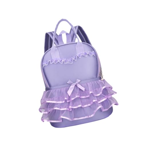 APLVFFZH Mädchen Rucksack Prinzessin Kinder Geschenk für Sport Gymnastik Tanzen Reisen, Lila von APLVFFZH