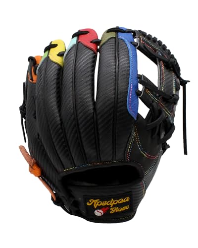 APSDPOA Baseball-Handschuhe, 100 % amerikanische Premium-KIP, Softball-Handschuhe für Erwachsene, Männer, Frauen, Jugendliche, Mädchen, Jungen, Infielder, Außenfelder, 24,9 cm, 25,4 cm, 25,4 cm, 27,9 von APSDPOA