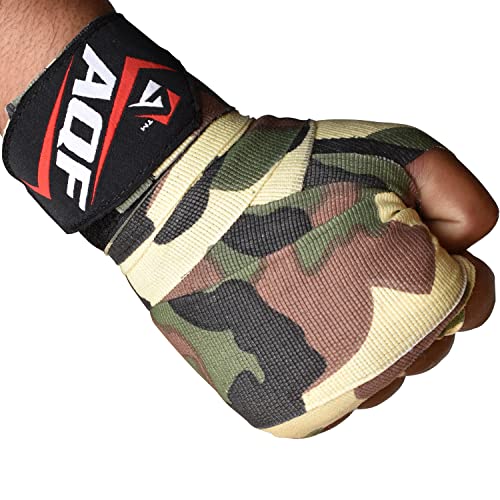 AQF Boxbandagen Für Kampfsport 4 Meter Elastische Boxhandschuhe Innerer Handschuhe Schutz Bandagen Boxen MMA & Cross Fitness Harren & Damen (Grüne Tarnung) AQF Boxbandagen Für Kampfsport 4 Meter Elastische Boxhandschuhe Innerer Handschuhe Schutz Bandagen Boxen MMA & Cross Fitness Harren & Damen (Grüne Tarnung) von AQF