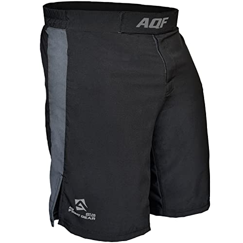 AQF Boxershorts Herren, Boxershorts, MMA Shorts, Muay Thai Shorts, Boxer Shorts, Kurze Hosen Herren Für UFC, Cage Fighting, Kick Boxing, Boxen 4-Wege Stretch Moisture Wicking Trainingshose (XXL) von AQF