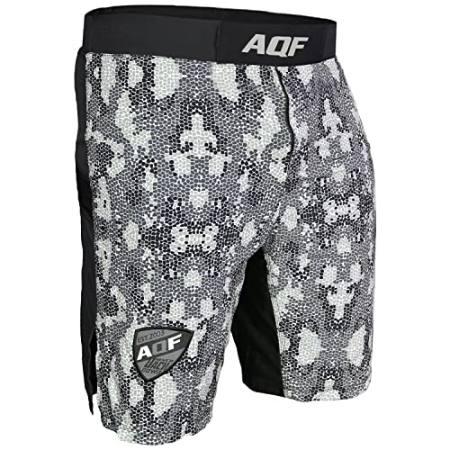 AQF Boxershorts Herren, Boxershorts, MMA Shorts, Muay Thai Shorts, Boxer Shorts, Kurze Hosen Herren Für UFC, Cage Fighting, Kick Boxing, Boxen Moisture Wicking Trainingshose Grau Tarnfarbe (M) AQF Boxershorts Herren, Boxershorts, MMA Shorts, Muay Thai Shorts, Boxer Shorts, Kurze Hosen Herren Für UFC, Cage Fighting, Kick Boxing, Boxen Moisture Wicking Trainingshose Grau Tarnfarbe (M) von AQF