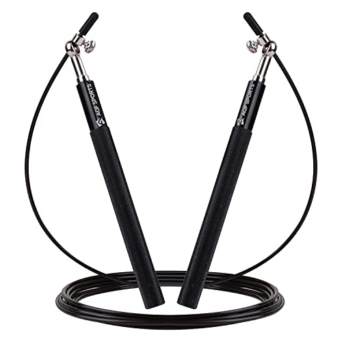 AQF Profi Springseil Kinder Erwachsene, Fitness Speed Rope, Seilspringen Mit Anti Rutsch Legierung Griffe & Verhedderungsfreiem Einstellbar Stahlseil, Sprungseil Für Männer & Frauen Jump Rope AQF Profi Springseil Kinder Erwachsene, Fitness Speed Rope, Seilspringen Mit Anti Rutsch Legierung Griffe & Verhedderungsfreiem Einstellbar Stahlseil, Sprungseil Für Männer & Frauen Jump Rope von AQF