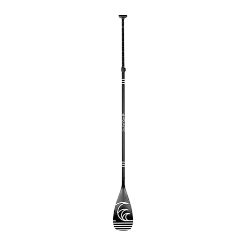 AQUASTIC, SUP Paddel 2-teilig verstellbare Länge von 170 bis 220 cm Aluminiumstange glasfaserverstärktes Riemenblatt robust schwarz AQS-SPD003 AQUASTIC, SUP Paddel 2-teilig verstellbare Länge von 170 bis 220 cm Aluminiumstange glasfaserverstärktes Riemenblatt robust schwarz AQS-SPD003 von AQUASTIC
