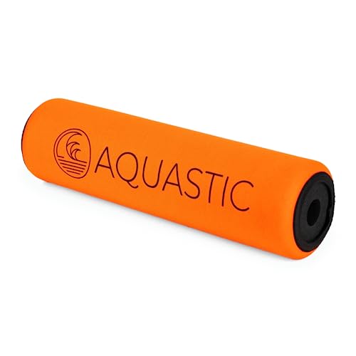 AQUASTIC Boje SUP Paddel Ertrinkungsschutzboje 25 mm Neopren NBR Gummi Orange AQS-SFS001 von AQUASTIC