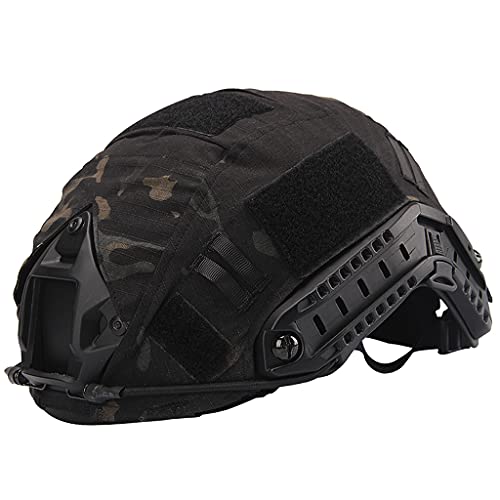 AQzxdc Tactical Helmet Cover, Airsoft Military Nylon Helmtuch, Helm Outdoor Staubschutzhülle ​für Fast MH/PJ/BJ Helm (Kein Helm),Bcp von AQzxdc
