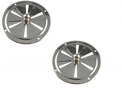 ARBO-INOX 2 x Lüftungsrosette Lüfter Kiemenlüfter Edelstahl 100mm ARBO-INOX 2 x Lüftungsrosette Lüfter Kiemenlüfter Edelstahl 100mm von ARBO-INOX