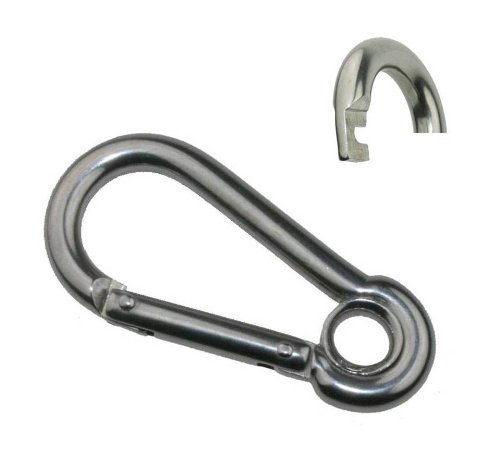 ARBO-INOX Karabinerhaken geschlossenes Auge 8x80mm ARBO-INOX Karabinerhaken geschlossenes Auge 8x80mm von ARBO-INOX